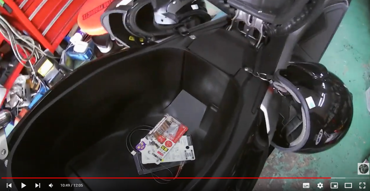 設定の無いメットホルダー自作